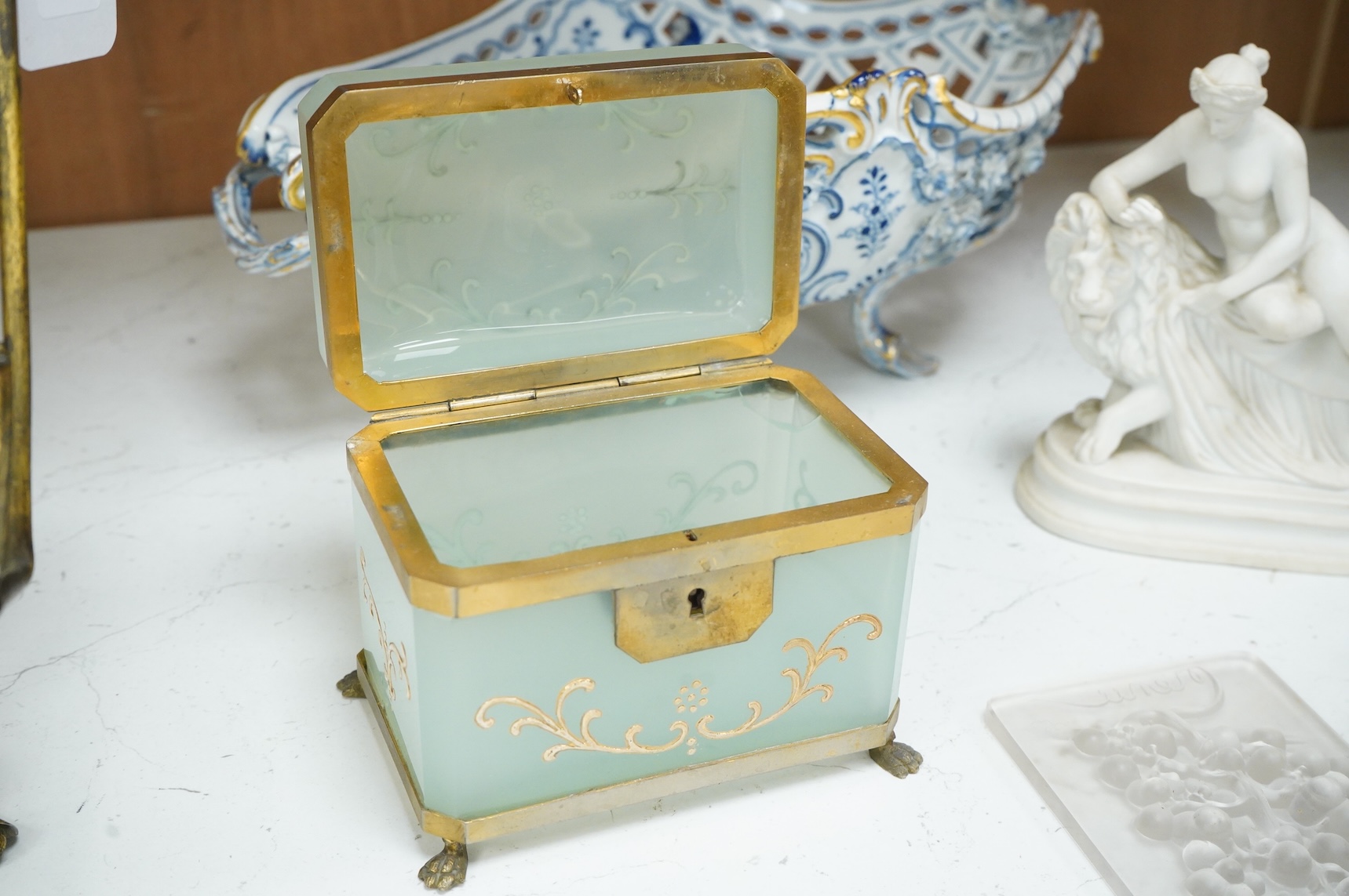 A group of various collectables to include Meissen, glass, etc.